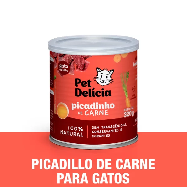 Comida Natural para gatos - Picadillo de carne